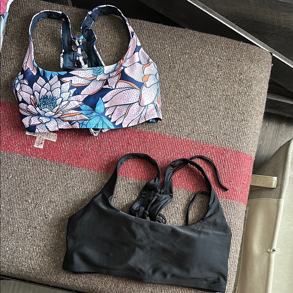 Floral and Black Born Primitive swim tops